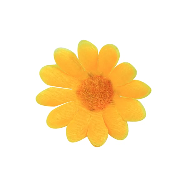 100 KPL 50 KPL Daisy Keinotekoiset Kangaskukka Pää 100 KPL 50 KPL Daisy Keinotekoiset Kangaskukka Pää Tukkumyynti Erät Häät Juhlat (#1 Keltainen)