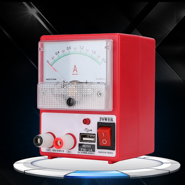 PM-2A Mini Portabel Multifunktionell Intelligent Strömförsörjning Voltmeter för Mobiltelefon