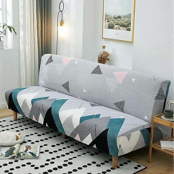 Armless Sofa Cover Stretch Sofa Cover 2-seater 3-seater Armless Sofa Bed