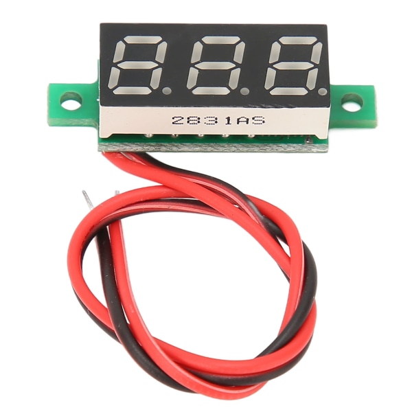 Voltmeter 0,28 tum digital display volt spänningsmätare 2 trådar DC4-30V för mätning