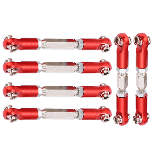 Alumiininen Camber Link -säädettävä Camber Link -linkki stavändillä ARRMA Senton 1/10 RC-autolle Punainen