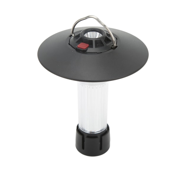 Mini LED-lampa för utomhuscamping med magnetisk sugbas och lampskärm för tält, camping och vardag
