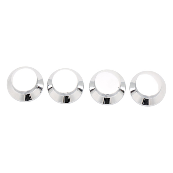 4 Stk Top Hat Knopper Elektrisk Guitar Lydstyrke Tonekontrol Metal til Potentiometer Bas
