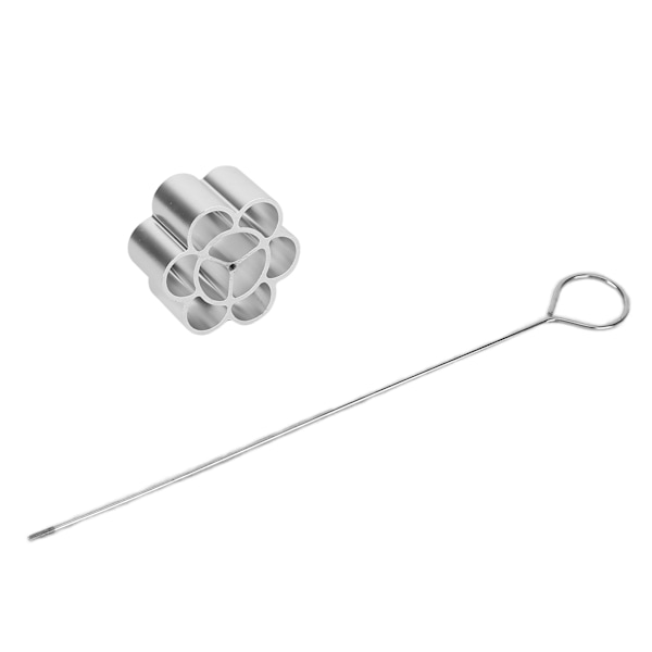 Aluminiumlegering DIY bageform Dessert bikubeform småkager Donutform til hjemmekagebutik 9-huls