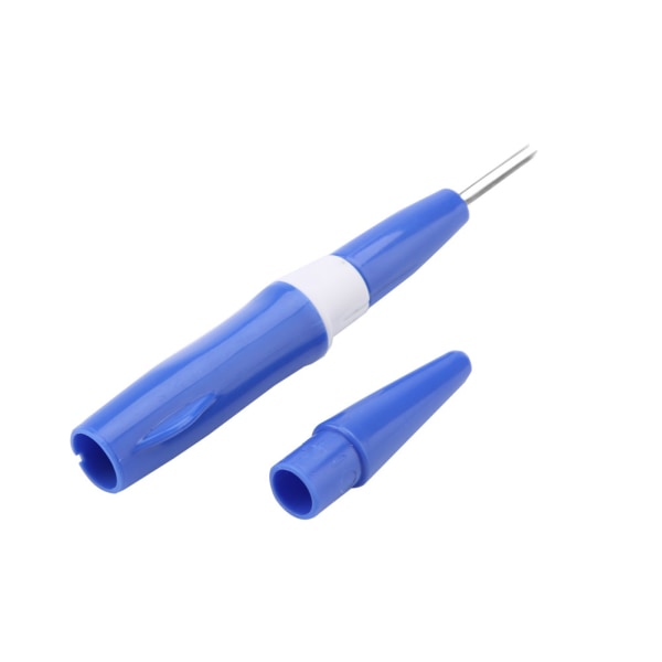 Broderi Tovetål Punch Pen Sett - DIY Craft Tool med 3 fine nåler Blue