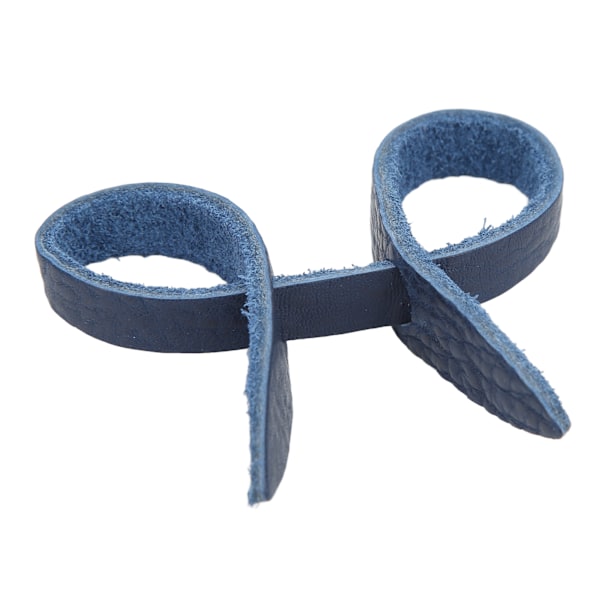 Bågskytte Tumrep Självlåsande Läder Bågskytte Fingerskyddsskydd Bågskyttetillbehör för OutdoorBlue