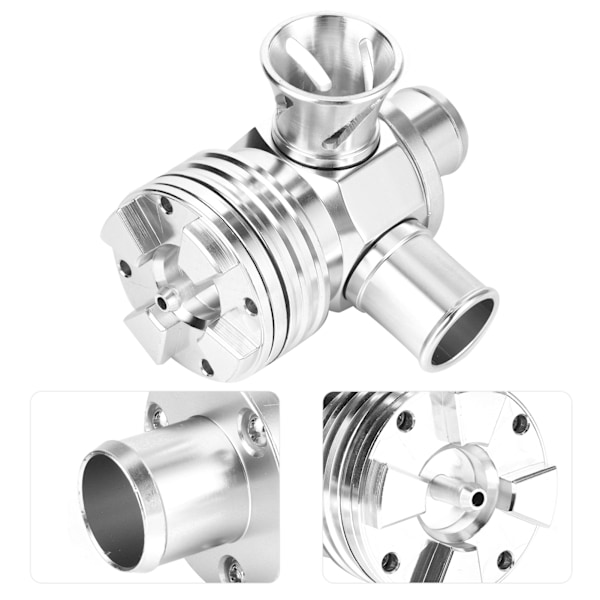 Justerbar Turbo Blow Off Splitter Ventil Universal Recirkulerande Dumpventil Passar för 1.8T 2.7L Motor