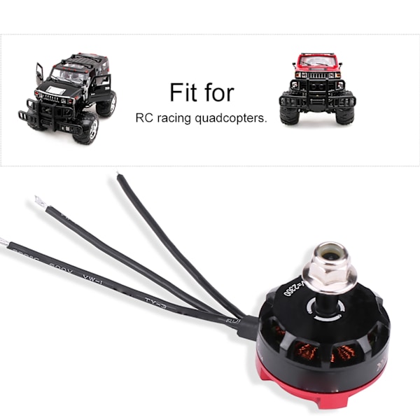 4 st/set RS2205 2300KV CW CCW Motorfjärrkontrolltillbehör för RC Racing Quadcopters