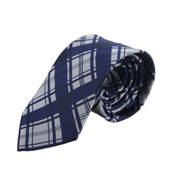 PlaidMen Slips Klassisk Stil Polyestergarn Design Företagsslips för Bröllop Fester Affärer