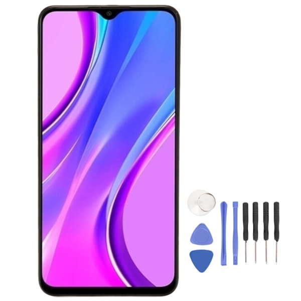 6,53 tommer Telefon LCD Skærm Udskiftning med Værktøjer Telefon Display Skærm Touch Digitizer til Redmi 9 M2004J19G M2004J19C