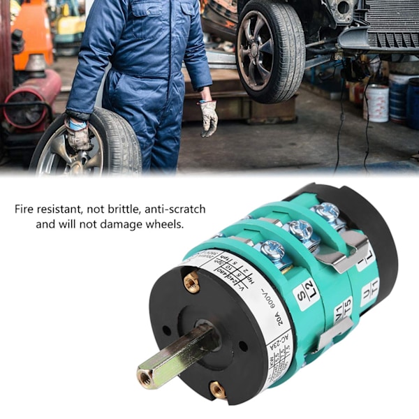 220V/380V Däckbytar Maskin Motor Framåt Bakåt Växel Vändbord Pedalbrytare 20A (B)