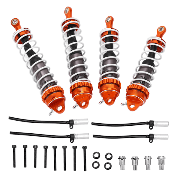 RC Dempererstatning Demperer Aluminiumlegering for ZD Racing 1/7 DBX07 (Oransje Titanfarge)