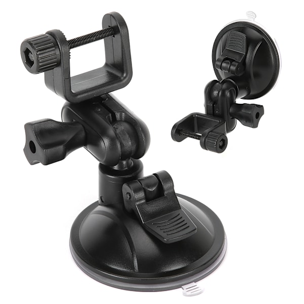 2 stk. 360 graders roterende videokamerafeste for bil med sugekopp, 65 mm GPS-sugekoppholder U-formet hode