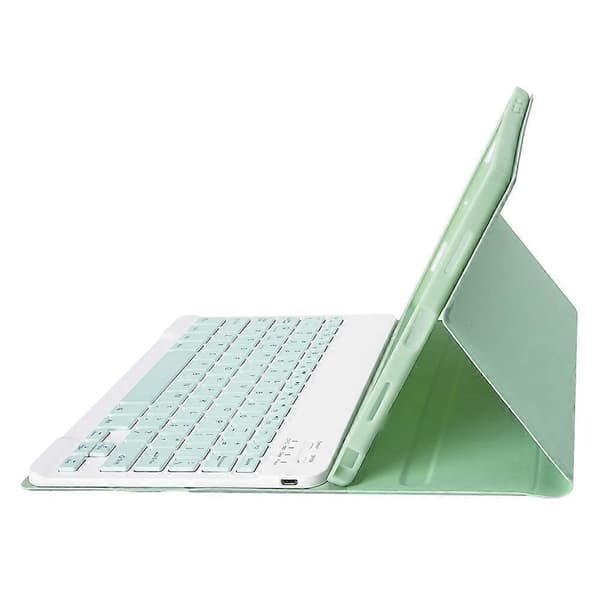 A13B Leather+TPU Tablet Case Bluetooth Keyboard Case with Pen Holder for iPad Pro 11 (2024)