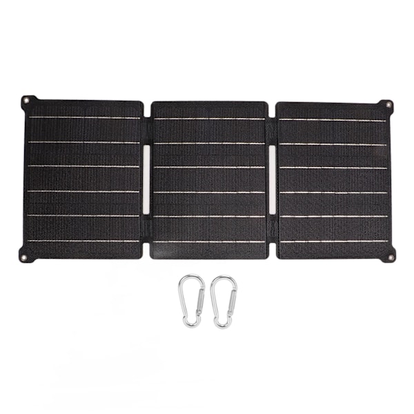 21W 5V 12V ETFE Vikbar Solpanel Laddare Bärbar Telefon Power Bank Solladdningspaket