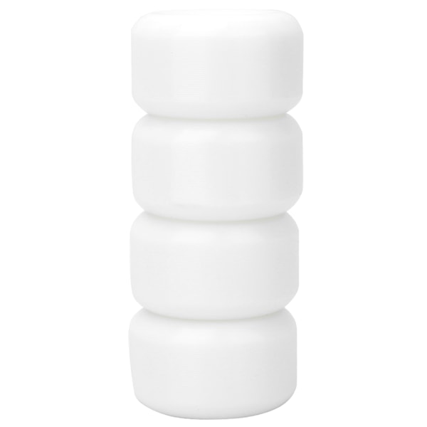 2 st miniatyrstol 1/6 skala casual söt stil DIY liten plastmaterial 14x9x8cm dockhusleksaker för prydnader vit