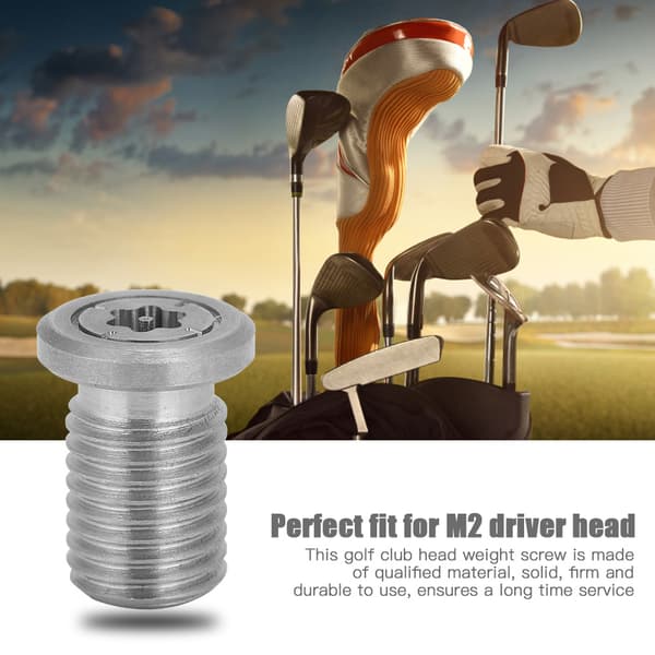 1 stk vægtskruerstatning til M4 Driver Køllehoved Golftilbehør (10g)