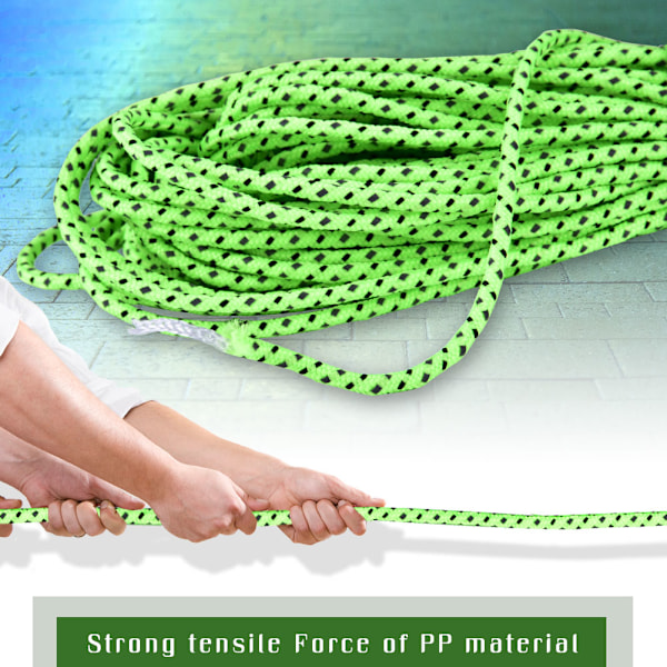 20m Utomhus Camping Tält Markis Reflekterande Guyline Rope Guy Line Cord Paracord