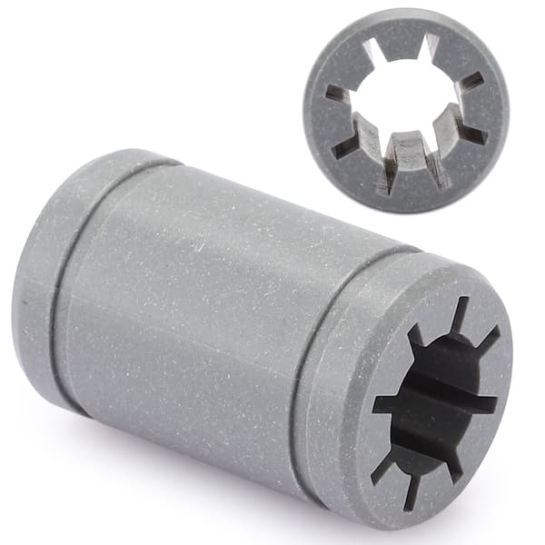 5 stk. 3D-printer plastlager grå solid polymer RJMP-01-08 for 10-30 mm akseldiameter