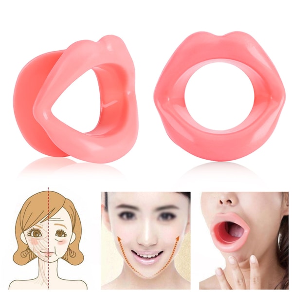 Anti-Wrinkle Silicone Lip Exerciser för ansiktslyftning och muskeluppstramning