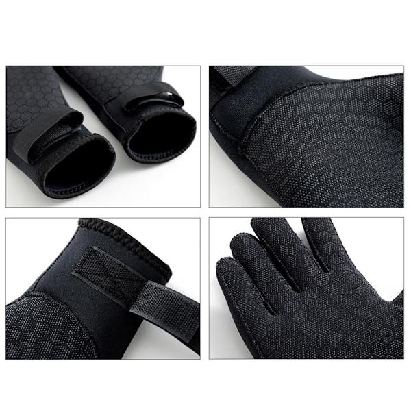1 pari 3 mm neopreenikäsineitä unisex liukastumattomat lämpimät sukelluskädet Stickikestävät kestävät käsineet sukellukseen Snorklaukseen Spearfishing