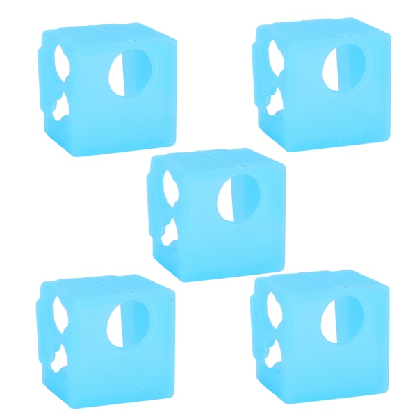 5 st 3D-skrivardelar XCR NV6 Uppvärmt Block Silikonsocka Extruder Värmeblock Skyddskåpa