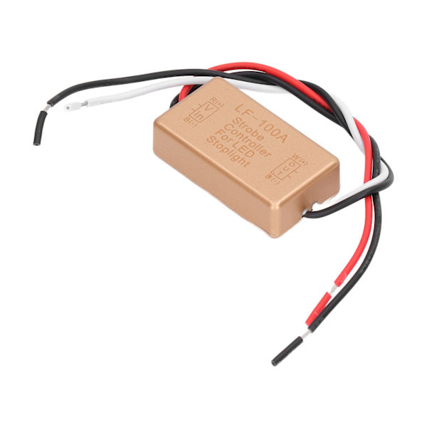 Blinkende stroboskop-controller, automatisk bilblinkmodul til LED-bremsebaglygte 12V-16V DC