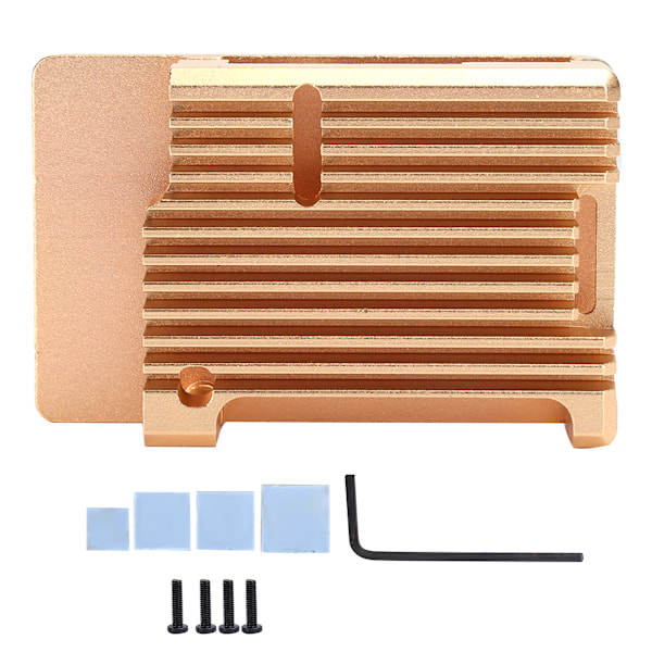 Beskyttelseskabinet til Raspberry Pi3 Model 2b / 3b Varmeafledning Aluminium Alloy Case