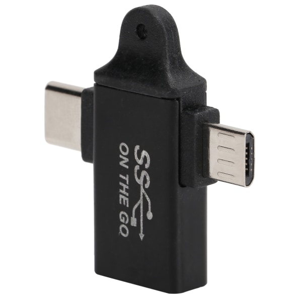 2 in 1 OTG Converter USB 3.0 - Micro USB ja Type C -sovitin tukee nopeaa datasynkronointia
