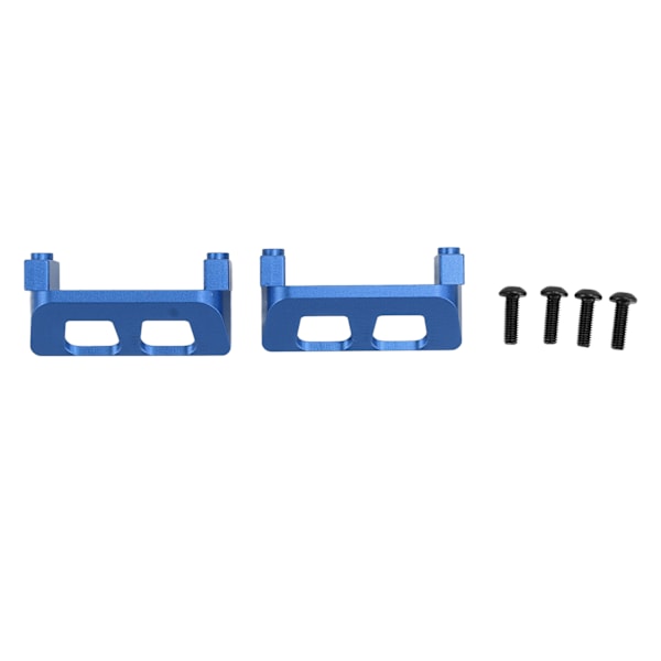 1 Par RC Servo Skydd Aluminiumlegering Servo Guard Passar för Traxxas E Revo VXL 1/16 Blå