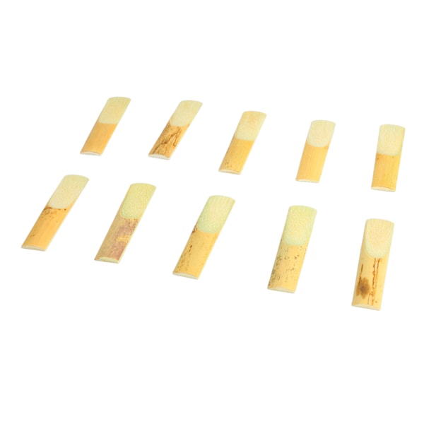 10 stk Altsaksofon Fliser Flat Eb Saksofon Fliser Instrument Tilbehør Sett Kit for Utskifting Størrelse 3
