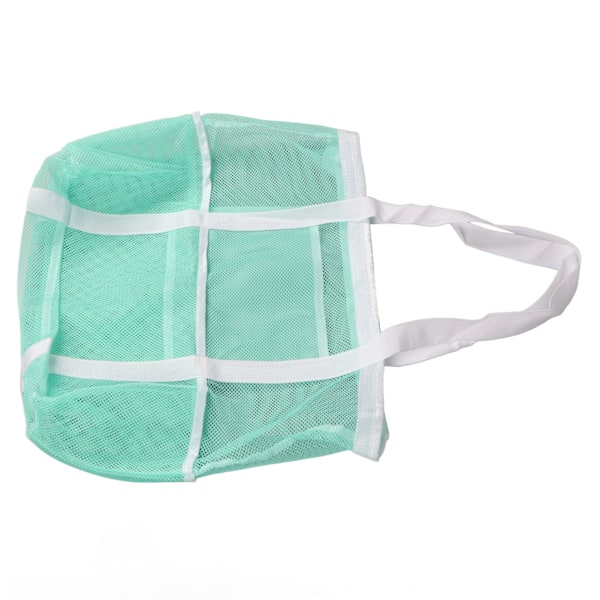 Foldbar strandveske i nylonnett - Mintgrønn, 40L, forsterket kant