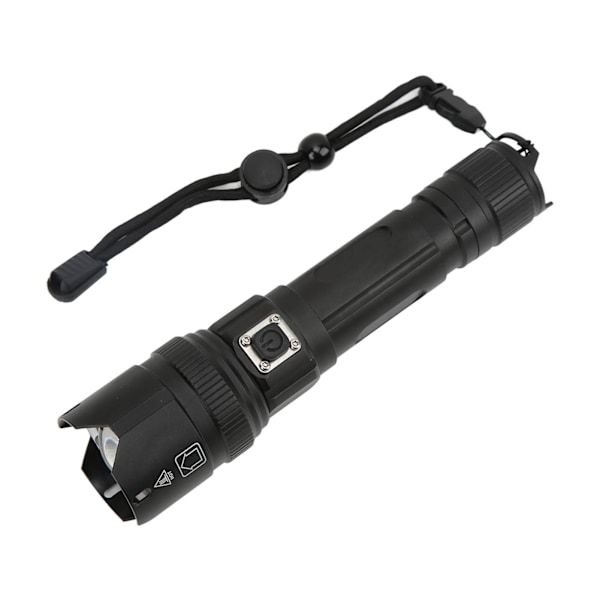 P50 LED-zoombar lommelykt USB-ladbare lommelykt 5 moduser Belysning for utendørs camping