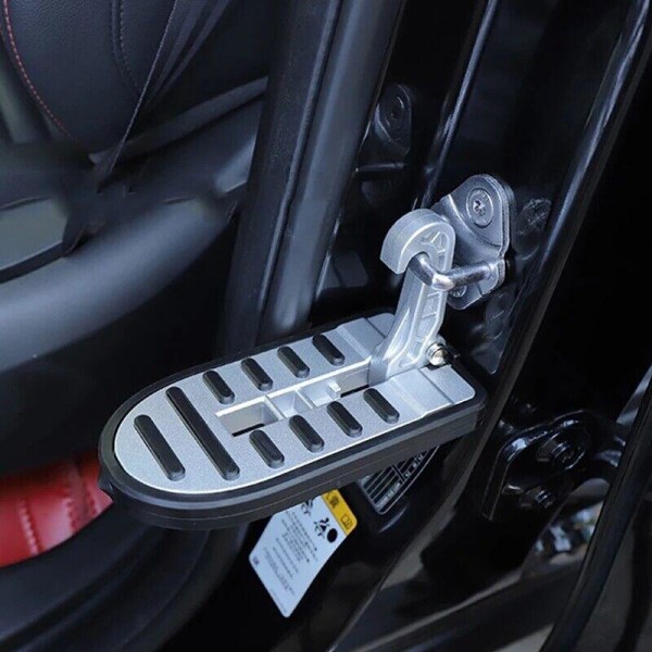 1 stk sammenleggbar bildørlås krok trinn mini pedal stige for pickup SUV tak nytt (tilfeldig farge)
