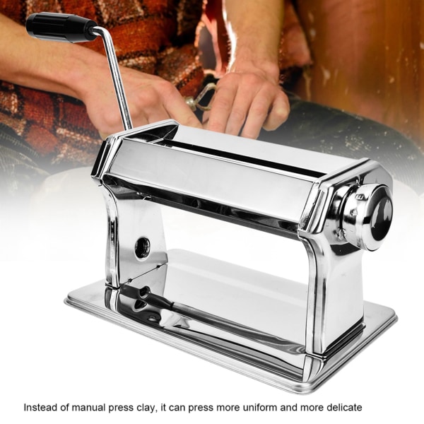 Rullmaskin för Metal Roller Art Craft, manuell press Polymer Clay Hjälpverktyg