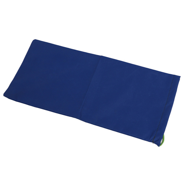 10 stk. bøyelige flomsandsekker, tomme, tykkede 600D polyester, bøyelige snor-flomkontrollposer for dør, garasje, kjeller, mørkeblå