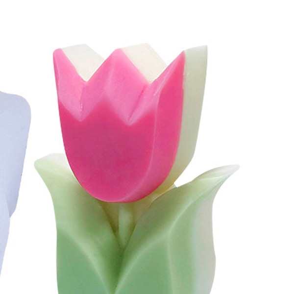 Handgjord 3D silikonblommaform miljövänlig blomformad silikonform för DIY-hantverk 75x102x37mm