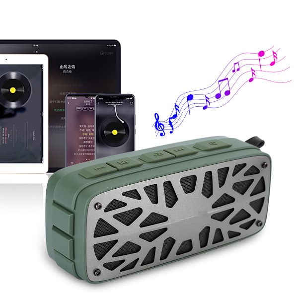TWS Mini Bluetooth -kaiutin AWEI Y330 langattomille kannettaville ulkokäyttöön tarkoitetuille kaksoiskaiuttimille