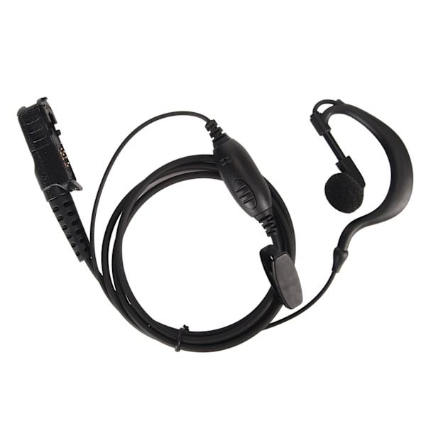 G-formad hörsnäcka med mikrofon Inbyggd PTT Walkie Talkie Headset för Motorola XIR P6600 P6620 E8608 E8668 MTP3100 3150 XPR3300
