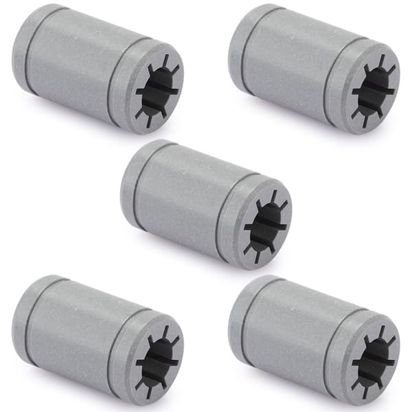 5 stk. 3D-printer plastlager grå solid polymer RJMP-01-08 for 10-30 mm akseldiameter