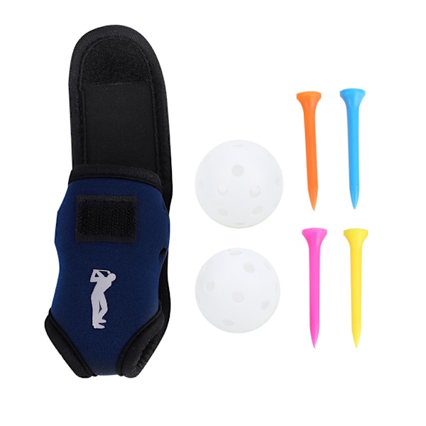 Mini Bärbar Golfbollsväska Hållare Verktyg Liten midjepåse Pack Tillbehör
