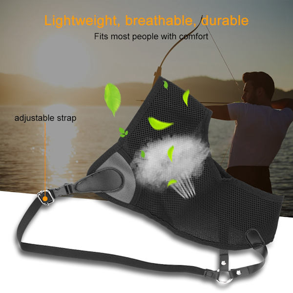 Lätt justerbar bågskytteskytte Jakt Bröstskyddsskyddstillbehör (vänsterhänt)