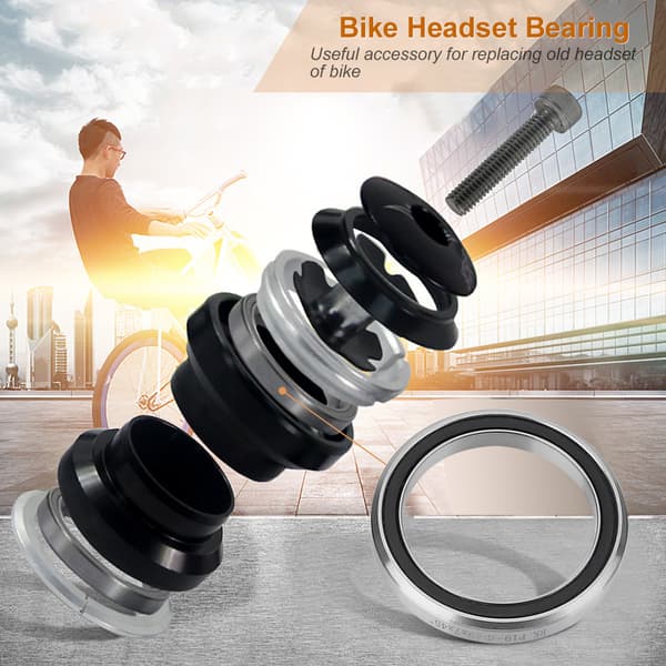 Risk General Stål Cykel Headset Lejer Reparationsdele Tilbehør (49mm)