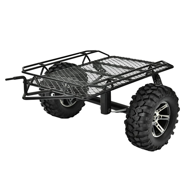DIY Metallinen Trail Car Trailer Hopper D90 / SCX10 / TRX-4 1/10 mittakaavan RC Crawler -autoon