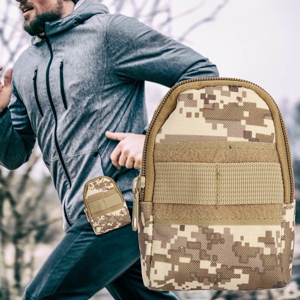 Vanntett Mobiltelefon Sportveske Gadget Pouch Utendørs Tilbehørsveske Digital Desert