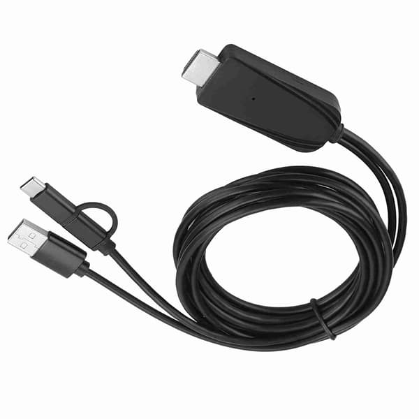 1080P HD USB C Adapterkabel Bluetooth Samme Skjermkabel for Android Mobiltelefon