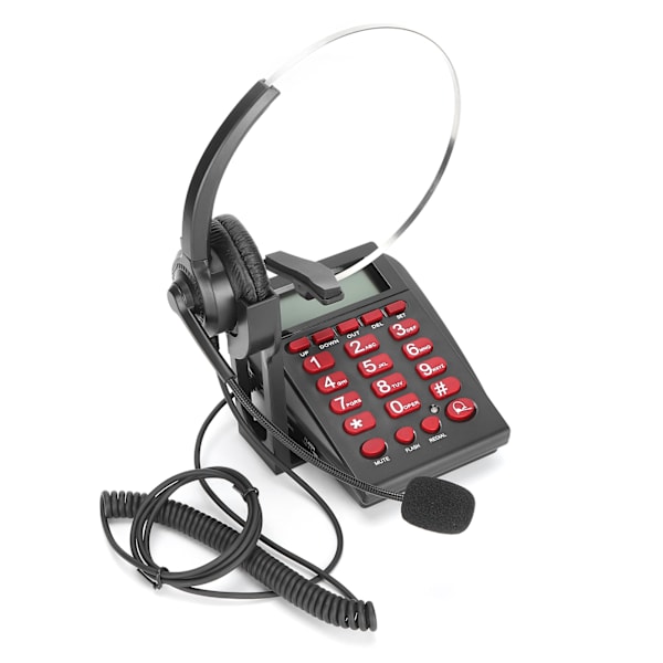 HT720 Call Center Trådbunden telefon med rundstrålande headset Handsfree-telefon med set för kontorshem