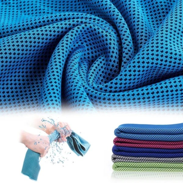Kølehåndklæde/Sportshåndklæde - Kølehåndklæde Lyseblå light blue