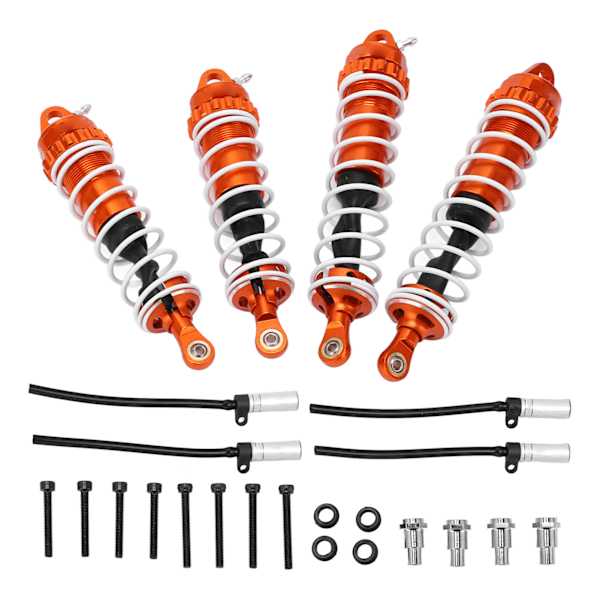RC Stødabsorbere Reservefjedre Stødabsorbere Aluminiumlegering til ZD Racing 1/7 DBX-07 Orange