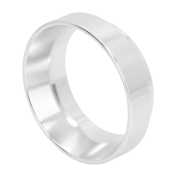 Kaffe doseringsring i aluminium, lækagesikker kaffedoseringsring til hjemmet, 54 mm/2,1 tommer